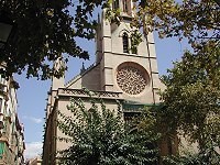 Historische Kirche in Sant Jordi in Spanien