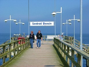 Die Seebrücke im Seebad Bansin