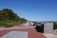 Wandern und Radfahren an der Damper Ostsee-Strandpromenade