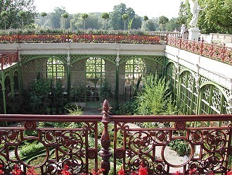 Garten der Orangerie am Schweriner Schloss