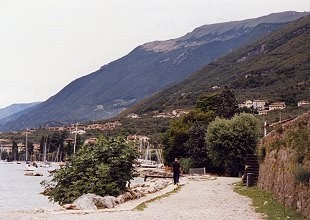 Beliebte Ferienregion, der Gardasee in Italien