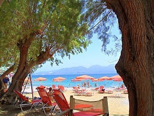 Badestrand auf Korfu