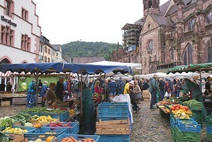 Markttag auf dem Münsterplatz