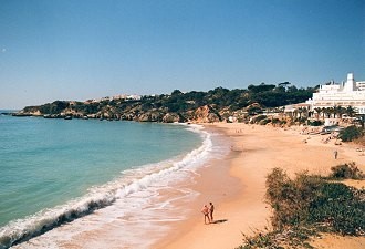 Badestrand in Portugal an der Atlantikküste