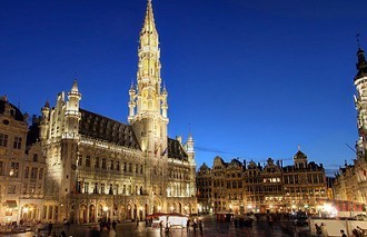 Die Hauptstadt Brüssel in Belgien