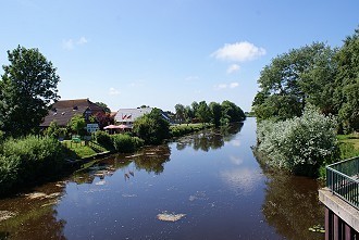 Kanal in der Region Altes Land