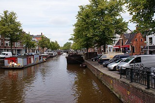 Gracht in den Niederlanden